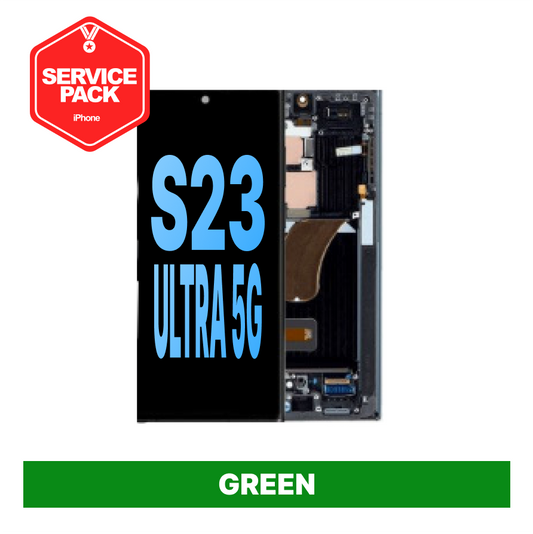 Samsung Galaxy S23 Ultra Service Pack Screen - Green