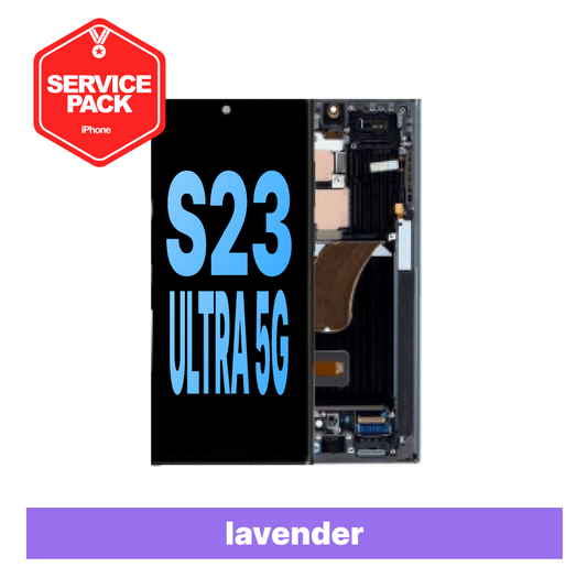 Samsung Galaxy S23 Ultra Service Pack Screen - Lavender