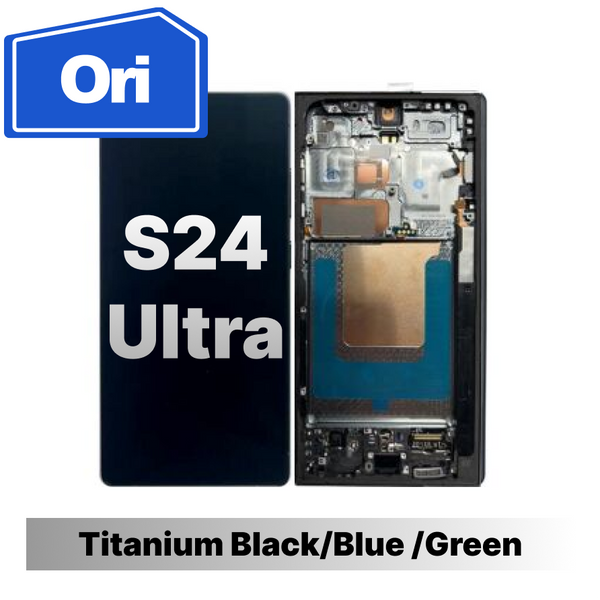 Samsung Galaxy S24 Ultra Brand New Assembly With Frame - Titanium Black/Blue /Green
