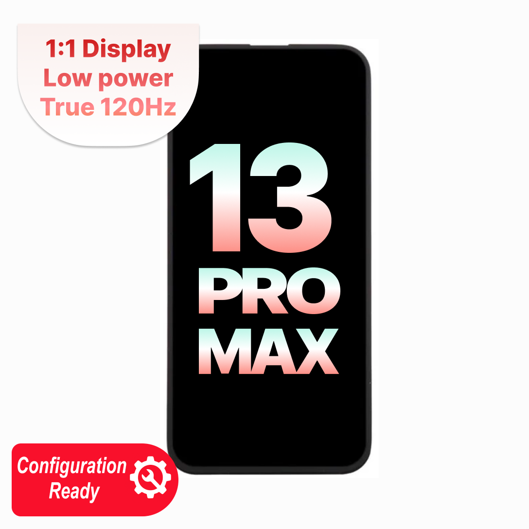 120HZ iPhone 13 Pro Max Soft Oled Aftermarket Assembly - Self Configuration