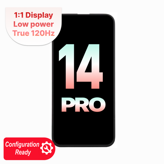 iPhone 14 Pro Soft Oled 120HZ Aftermarket Assembly - Self Configuration