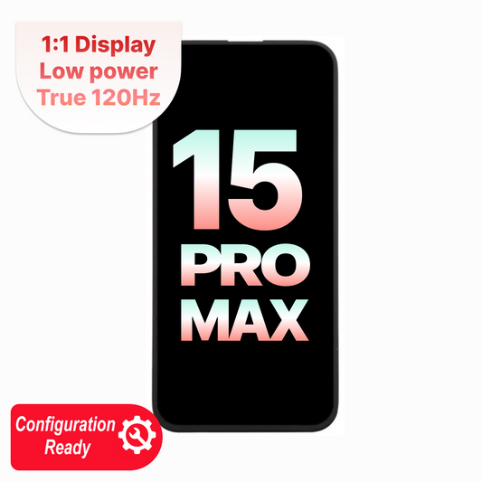 120HZ iPhone 15 Pro Max Soft OledAftermarket Assembly - Self Configuration