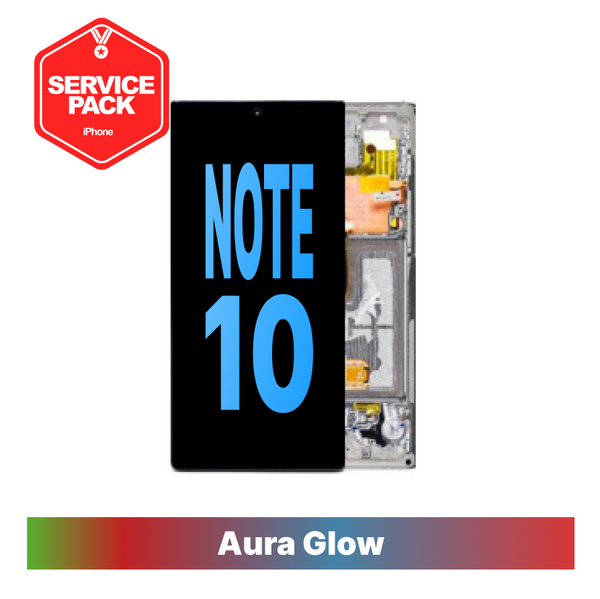 Samsung Galaxy Note 10 Service Pack Screen - Aura Glow