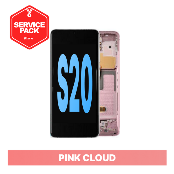 Samsung Galaxy S20 Service Pack Screen - Cloud Pink