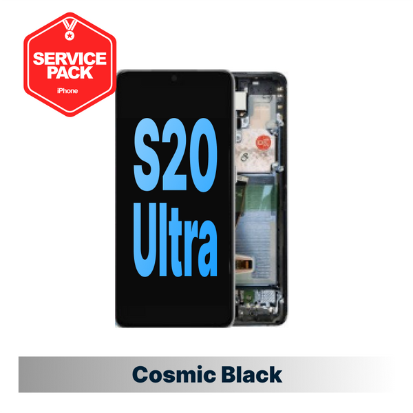 Samsung Galaxy S20 Ultra Service Pack Screen - Cosmic Black