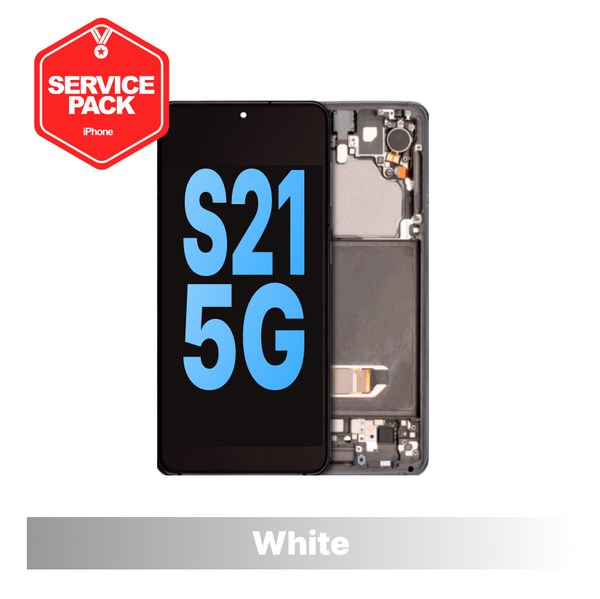 Samsung Galaxy S21 5G Screen Service Pack - White