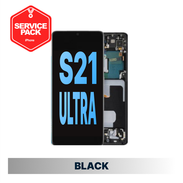 Samsung Galaxy S21 Ultra Service Pack Screen - Black