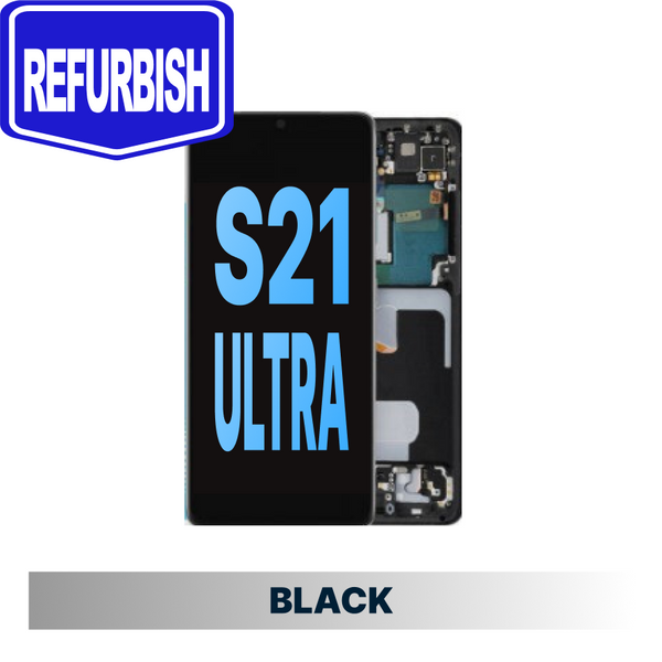 Samsung Galaxy S21 Ultra Refurbished Screen - Black (B grade)