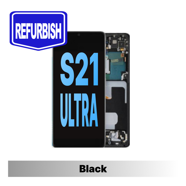 Samsung Galaxy S21 Ultra Refurbished Screen - Black (B grade)