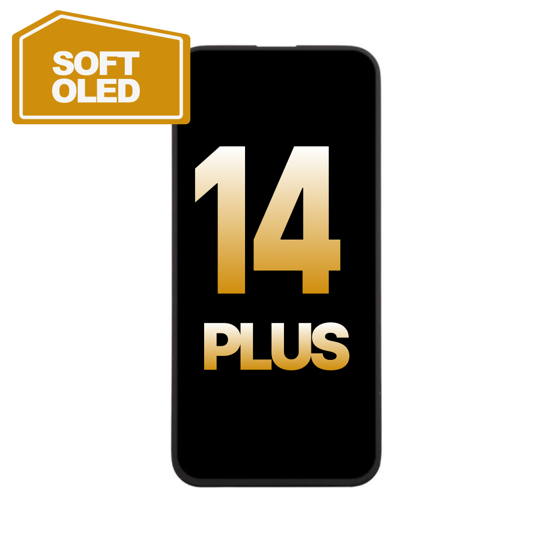 iPhone 14 Plus Soft OLED Aftermarket - Self Configuration Screen screen assembly replacement part