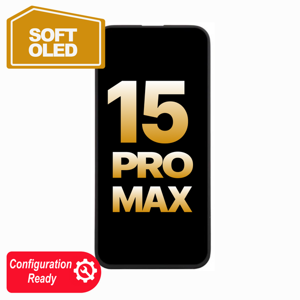 120HZ iPhone 15 Pro Max Soft OledAftermarket Assembly - Self Configuration
