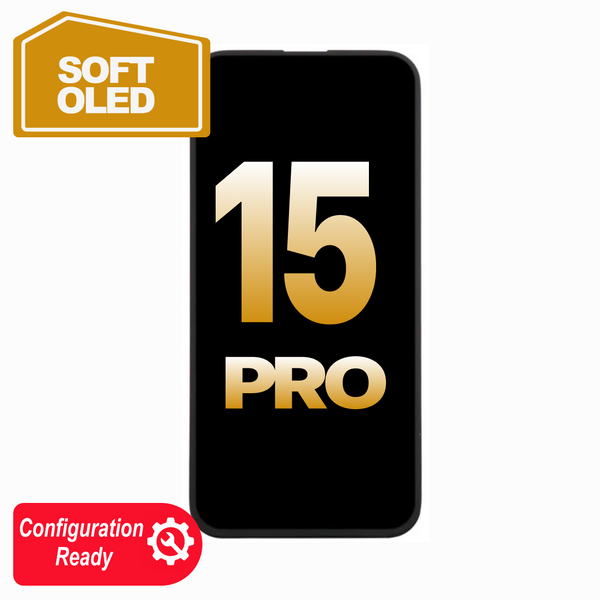 iPhone 15 Pro Soft Oled 120HZ Aftermarket Assembly - Self Configuration