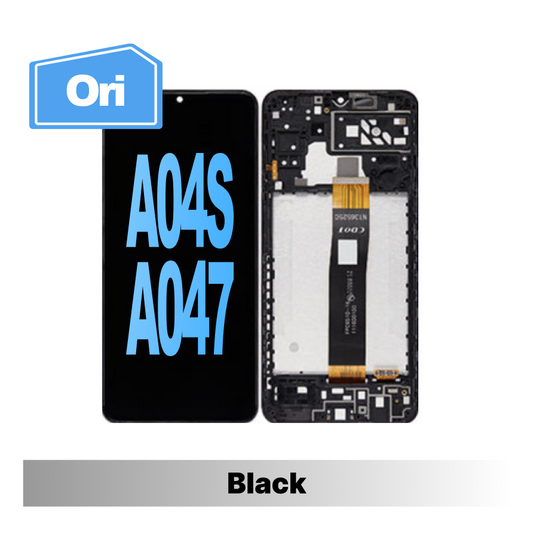 Samsung Galaxy A04S/A047 Original New Screen with Frame - Black