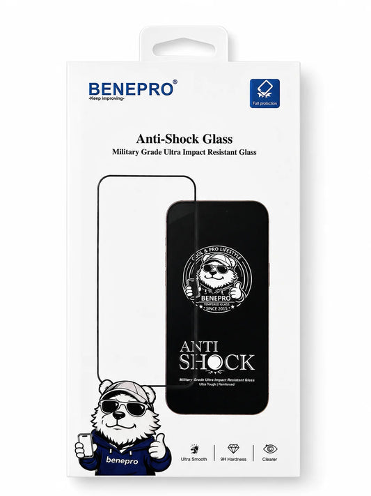 BENEPRO Anti-Shock Ultra Impact Resistant Tempered Glass for Samsung – Select Your Model