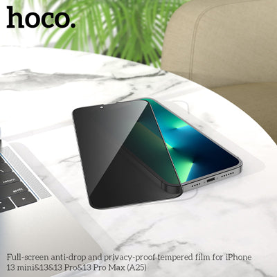 HOCO A25 Full-screen anti-drop and privacy-proof tempered film Screeen Protector for iP13 Pro Max/14 Plus
