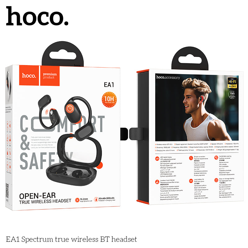 Hoco EA1 Spectrum true wireless BT headset - Grey