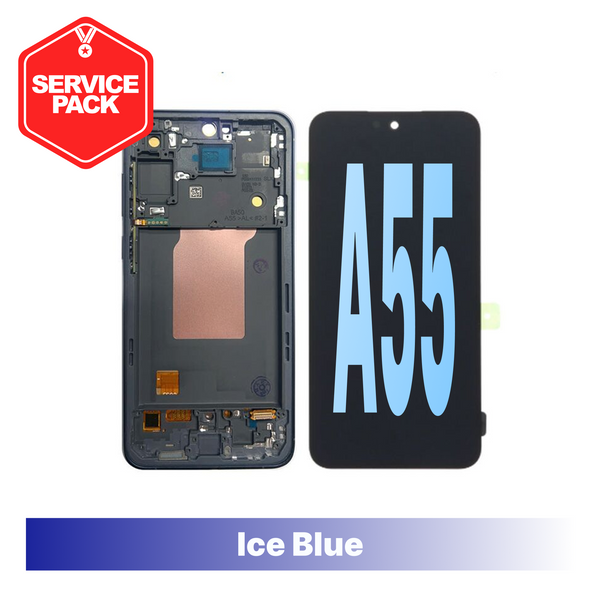 Samsung Galaxy A55/556 5G Service Pack Screen - Ice Blue