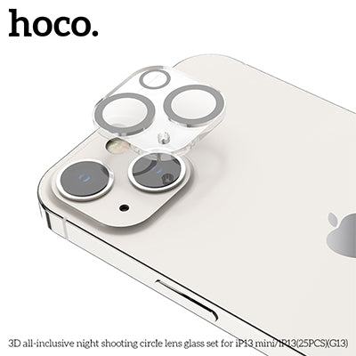 Hoco G13 3D all-inclusive night shooting Lens Glass Protector for iP13 Mini/13