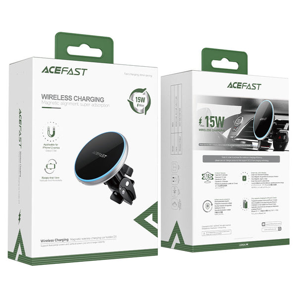 ACEFAST D3 magnetic wireless charging car holder