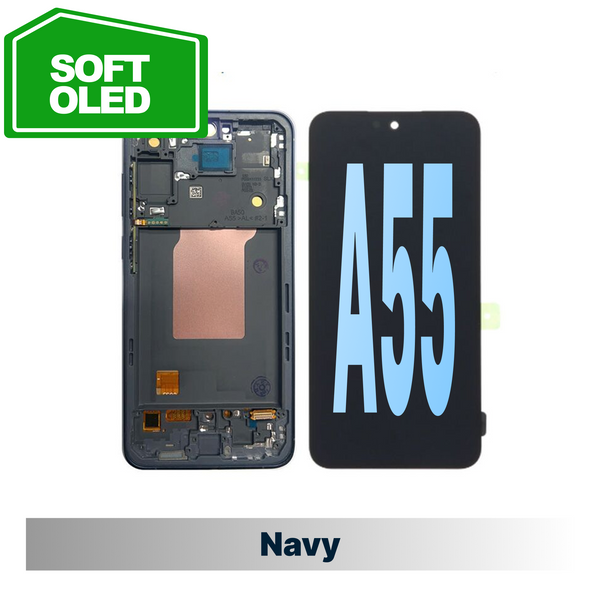 Samsung Galaxy A55 5G/A556 HQ Oled Compatible Amoled Assembly - Navy