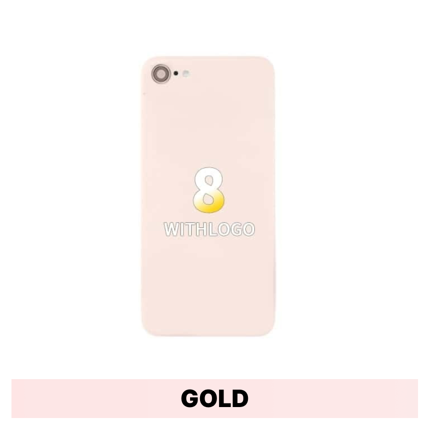 iPhone 8 - Back Glass With Camera Lens - Gold