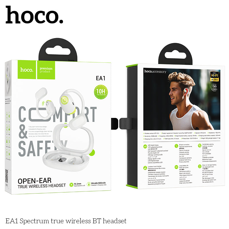 Hoco EA1 Spectrum true wireless BT headset - Grey