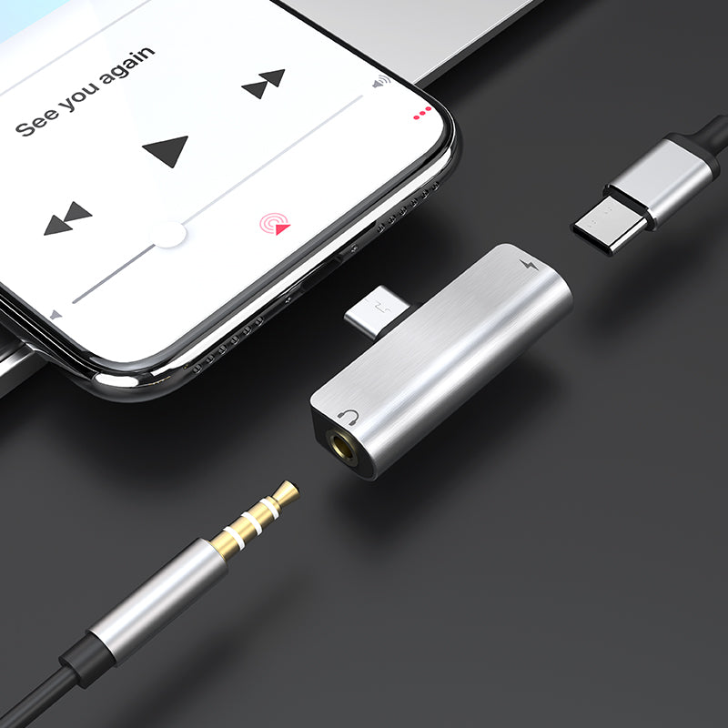 HOCO LS26 Type-C 2-in-1 audio converter