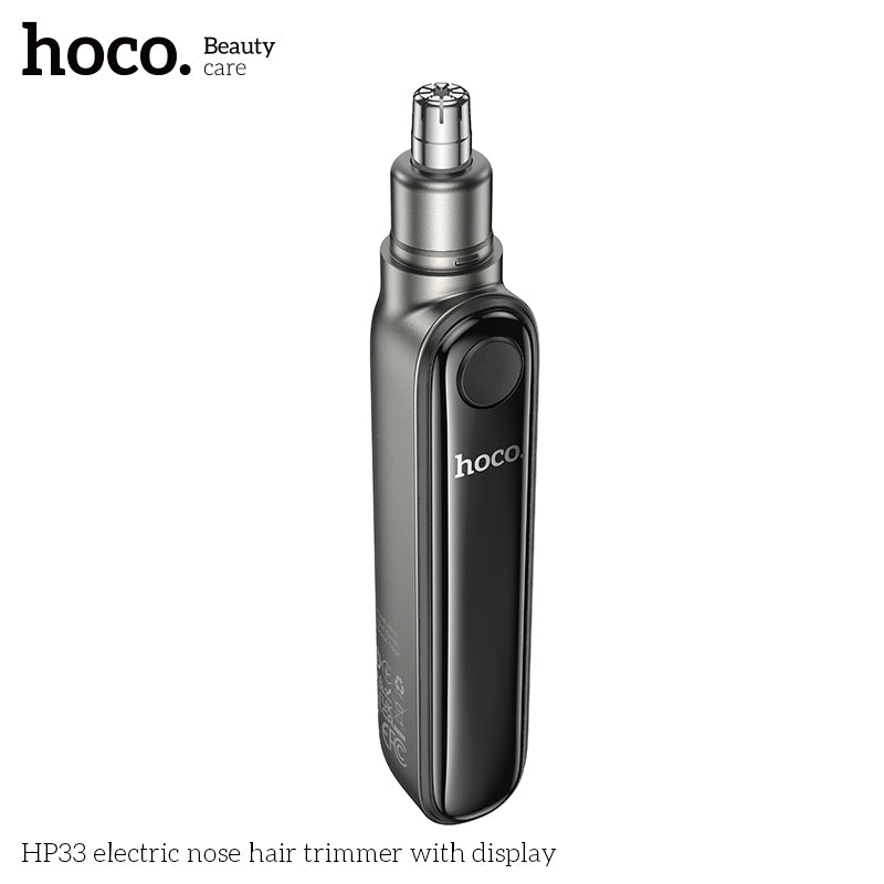 Hoco HP33 electric nose hair trimmer with display - Silver