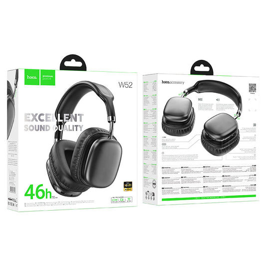 W52 Wonderful BT headphones black
