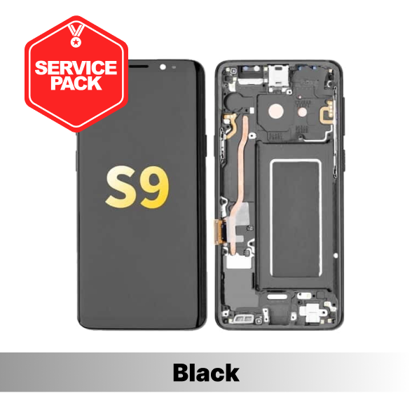 Samsung Galaxy S9 Service Pack Screen - Black