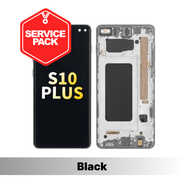 Samsung Galaxy S10 Plus Screen Service Pack - Prism Black