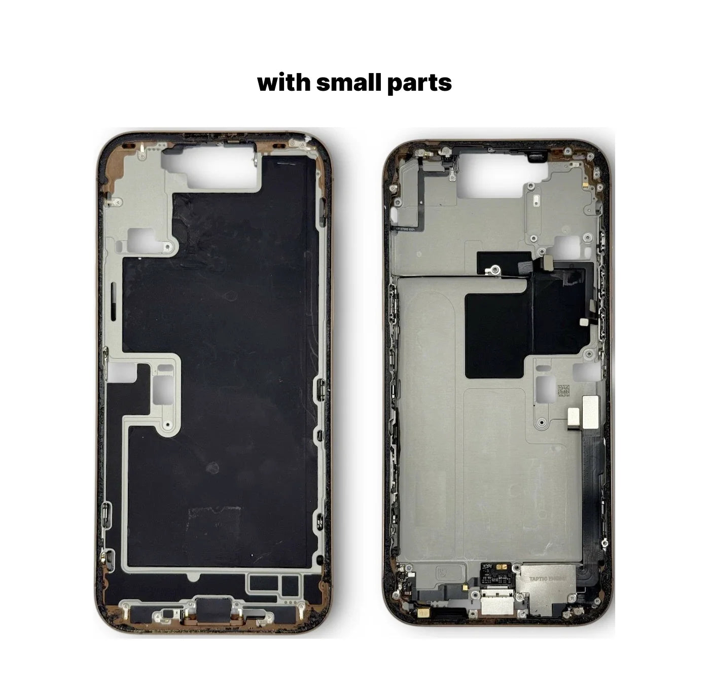 iPhone 16 Pro Max Pull Mid Frame Housing With Small Parts - Desert Titanium