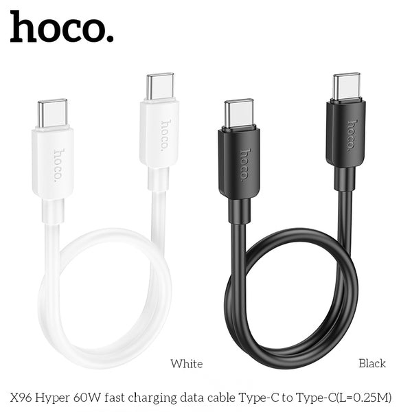X96 Hyper 60W fast charging data cable Type-C to Type-C(L=0.25M)