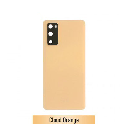 Samsung Galaxy S20FE 5G Back Glass with Adhesive - Orange