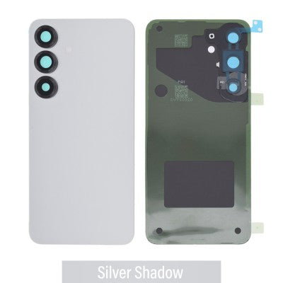 Samsung S25 Back Glass with Adhesive -Oem- Silver Shadow