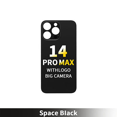 iPhone 14 Pro Max OEM Compatible Back Glass - Space Black (Big Hole)