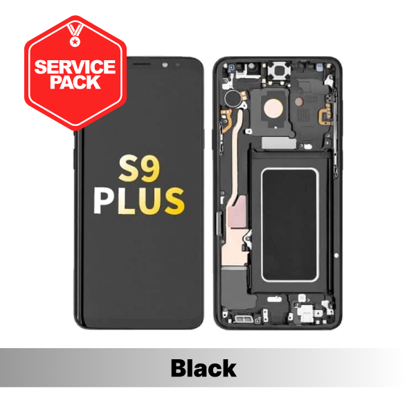 Samsung Galaxy S9 Plus Screen Service Pack - Black