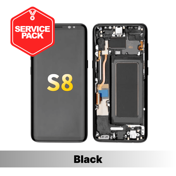 Samsung Galaxy S8 Service Pack Screen - Black