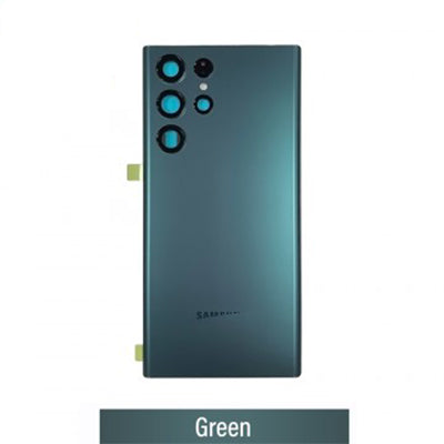 Samsung Galaxy S22 Ultra Back Glass Replacement - Green back glass replacement part