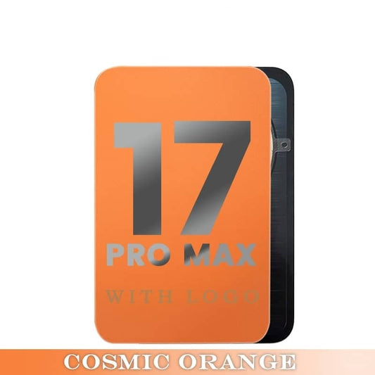 iPhone 17 Pro Max Compatible Back Glass With Magsafe Magnet And Adhesive - Cosmic Orange