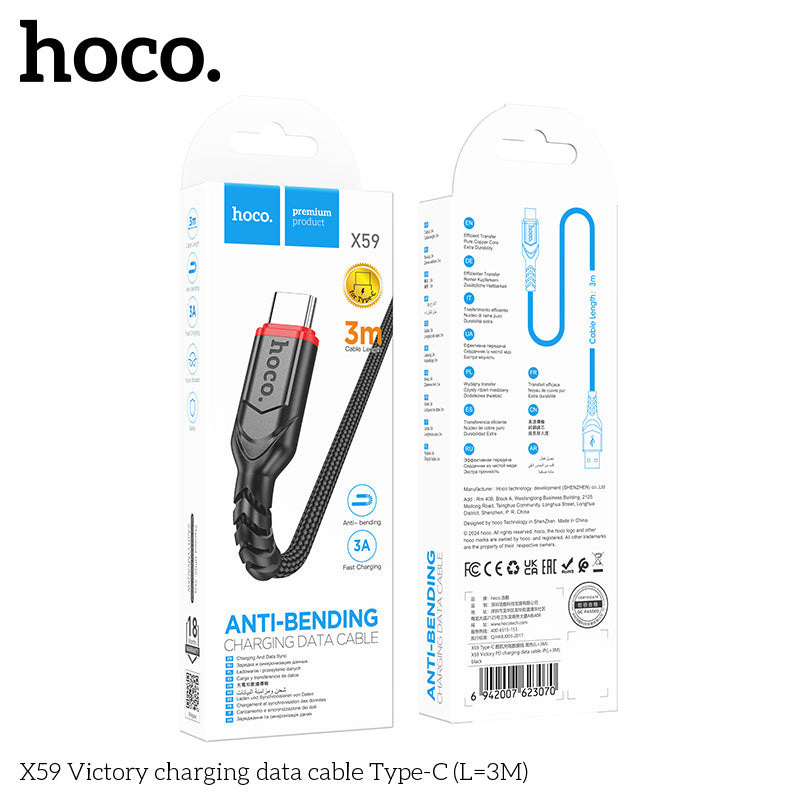 X59 Victory charging data cable Type-C(L=3M)