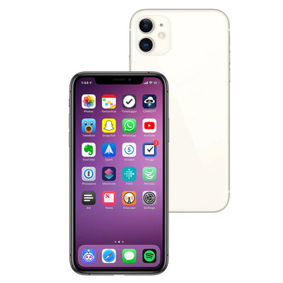 iPhone 11 Used Phone 64GB White A Bat 90% above