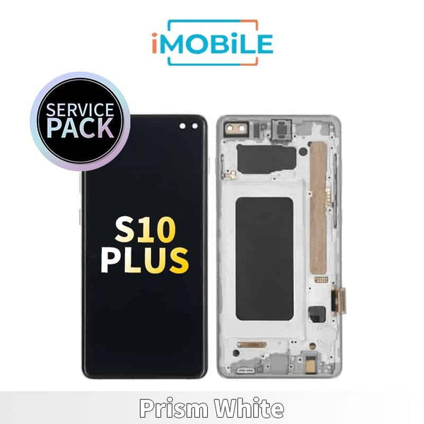 Samsung Galaxy S10 Plus Screen Service Pack - Prism White