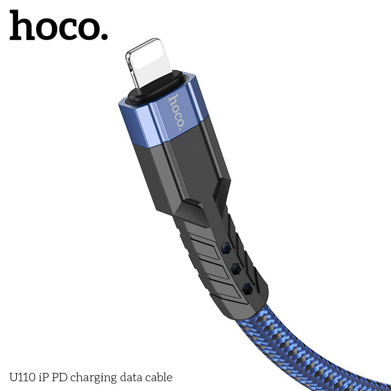 U110 Hoco iP PD charging data cable Blue