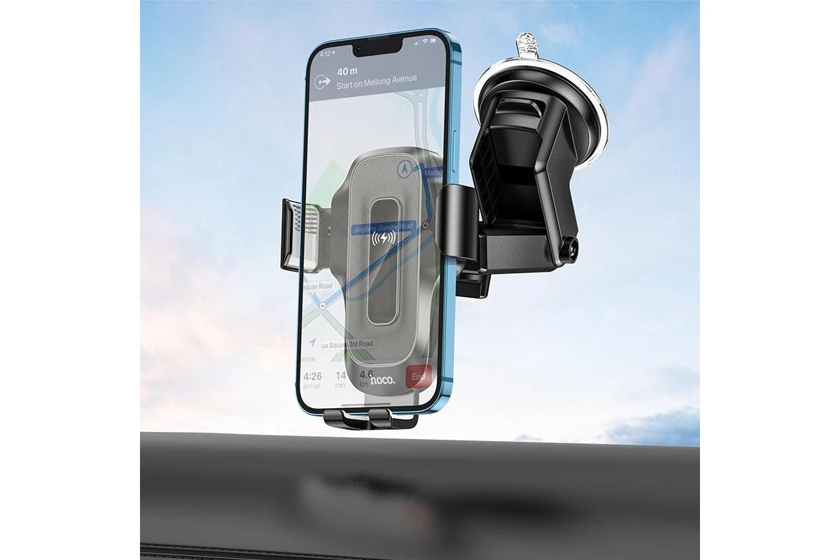 HW3 Wise automatic induction wireless fast Car Phone Holder wholesale mobile accessory