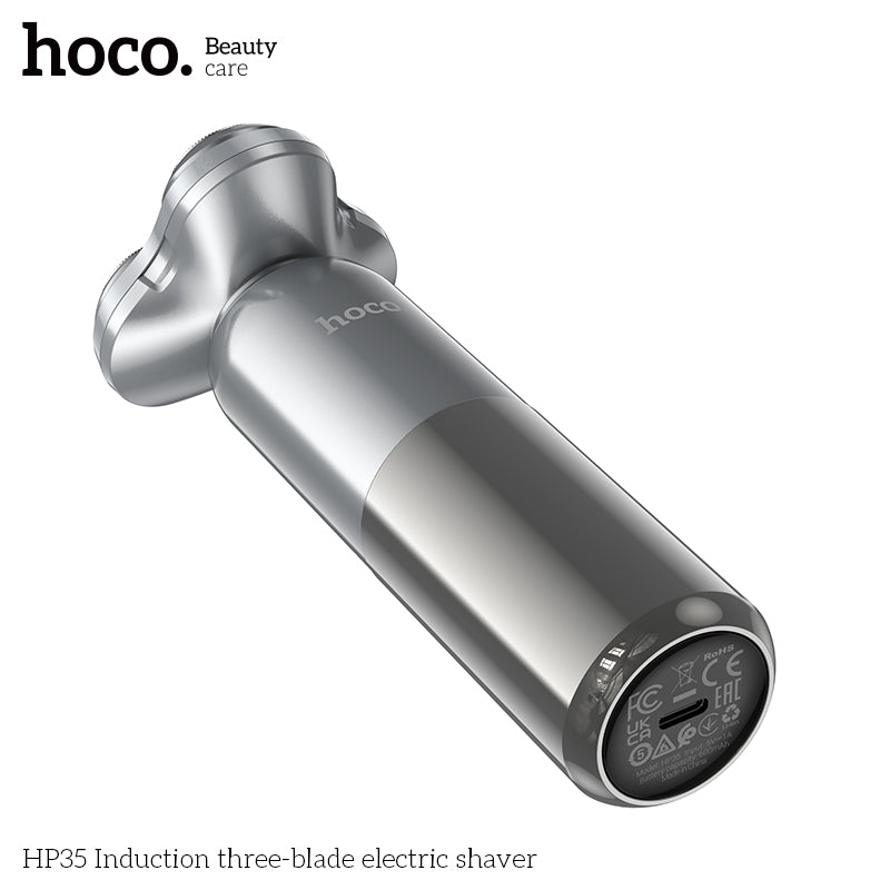 Hoco HP35 Induction three-blade electric shaver - Grey
