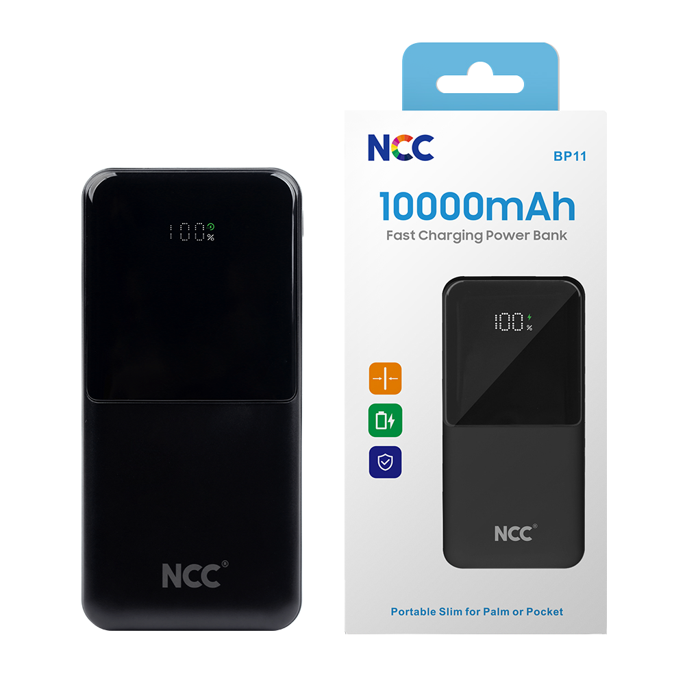 NCC BP11 Power Bank 10000mAh 22.5W Fast Charging - Black