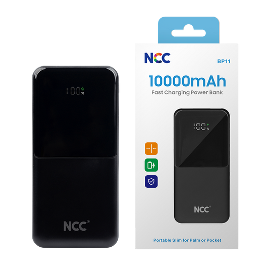 NCC BP11 Power Bank 10000mAh 22.5W Fast Charging - Black
