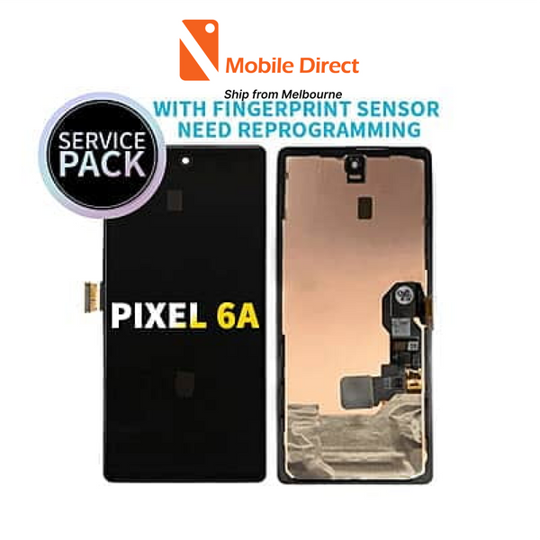 Google Pixel 6A Compatible LCD Touch Digitizer Screen [Service Pack] G949-00239-01