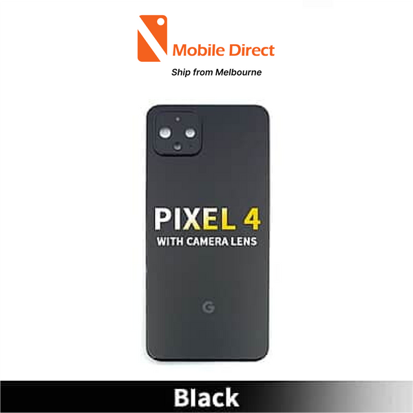 Google Pixel 4 Back Cover with Camera Lens [Black]